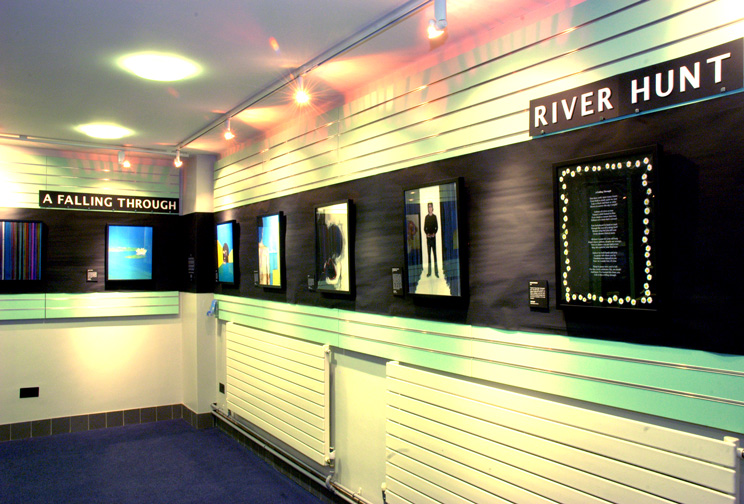 Civic Hall Art Exhibition - River Hunt - A Falling Through