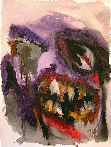 Terror (2004) - Watercolour By River Hunt